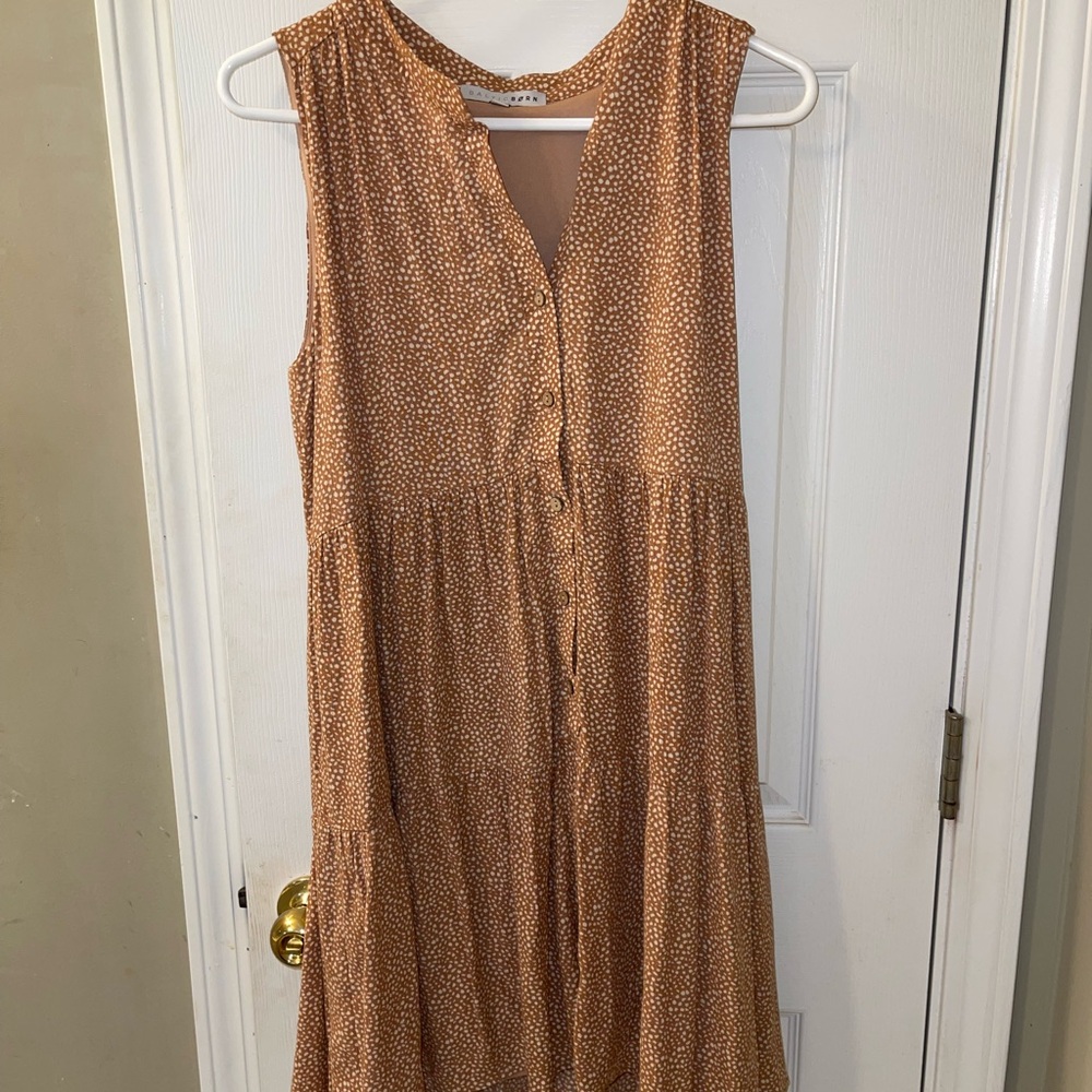 Baltic Born Beige Polka Dot Dress - Picture 2 of 2